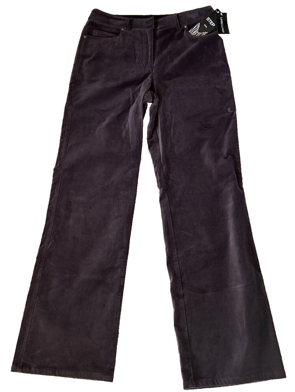 Nycard Collection Size 8 NWT Brown Velvet Flare Pants Inseam 32"